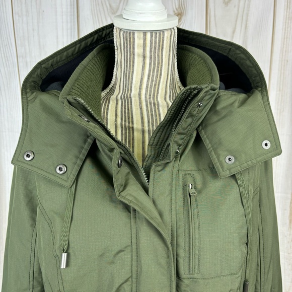 A&F Coat All Season Weather Warrior Fleece Lined Comfort Jacket Green Size XL - Picture 6 of 16